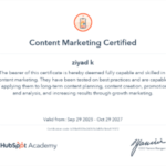 Social Media Certificate